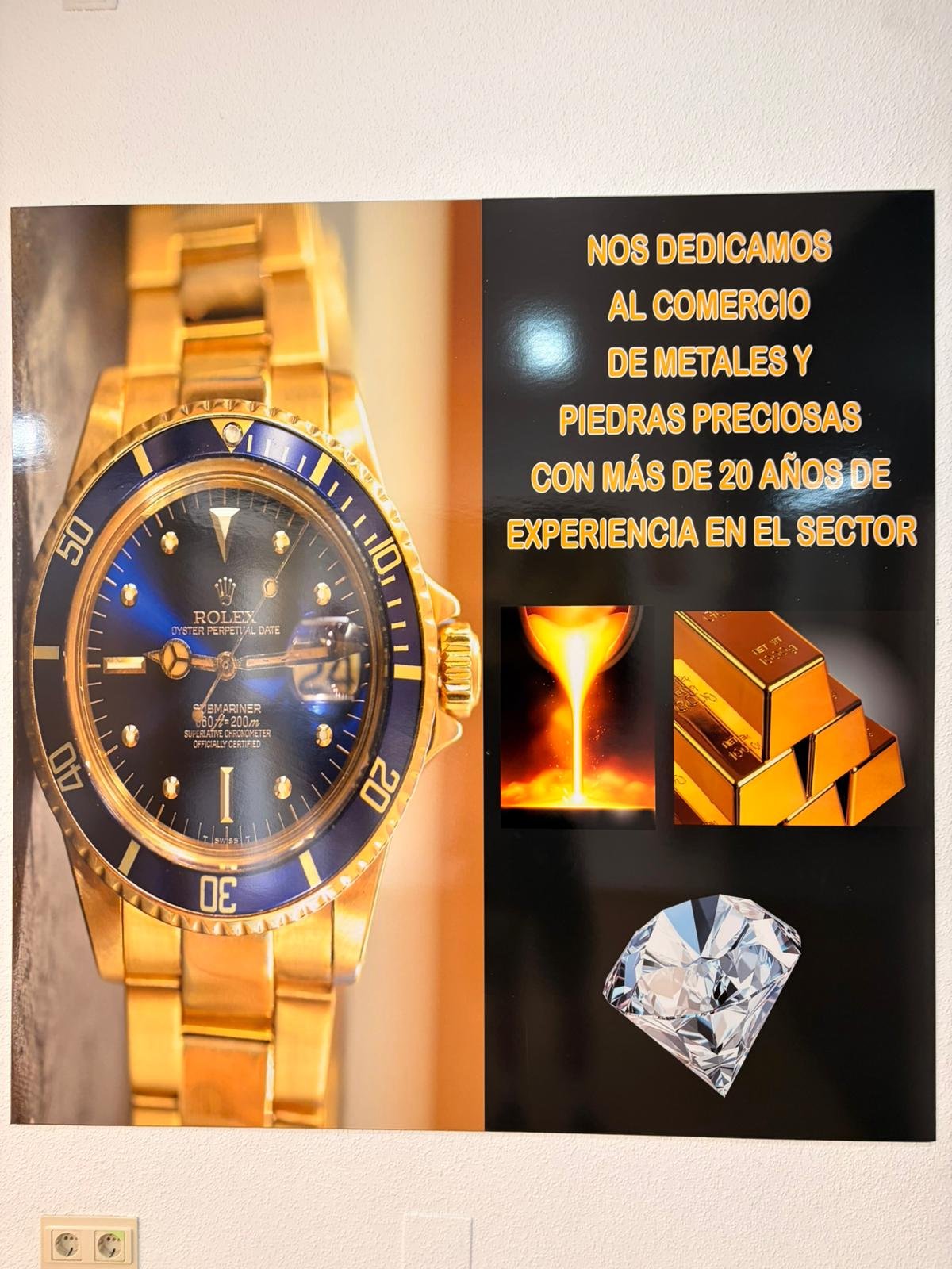 Nos dedicamos al comercio de metales y piedras preciosas con más de 20 años de experiencia